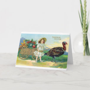 Victorian Thanksgiving Greeting Card