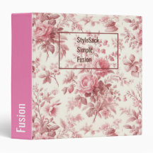 Victorian Toile French Pink Floral 