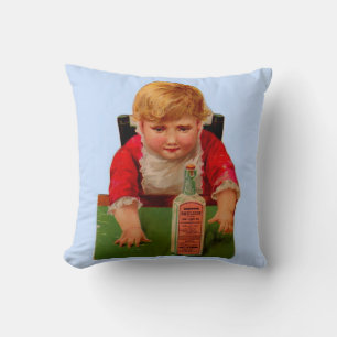 Victorian trade card: Scott's Emulsion Castor Oil Cushion