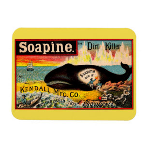 Victorian trade card Soapine the Dirt Killer Magnet