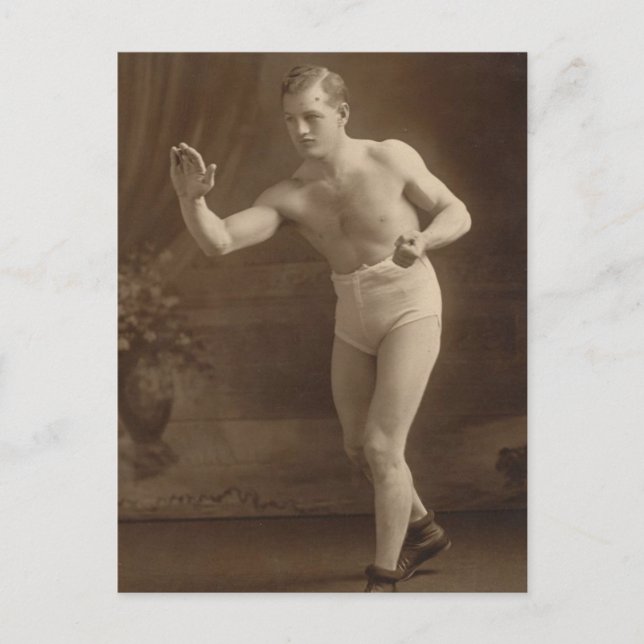 Victorian Underwear Model Postcard (Front)