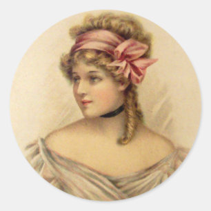 Victorian Valentine Greetings Stickers