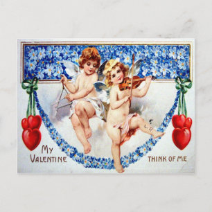 Victorian Valentine Holiday Postcard