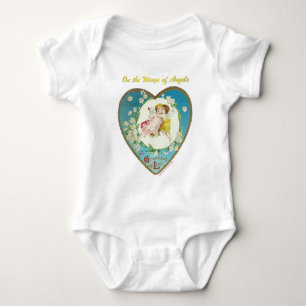 Victorian Valentine On the Angels of Angels Gifts Baby Bodysuit