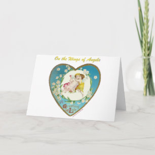 Victorian Valentine On the Angels of Angels Gifts Holiday Card