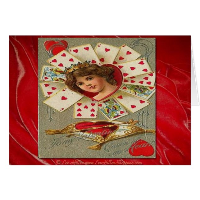 Victorian Valentine The Queen Of Hearts (Front Horizontal)
