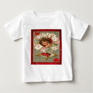 Victorian Valentine The Queen Of Hearts Baby T-Shirt