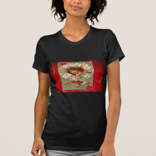 Victorian Valentine The Queen Of Hearts T-Shirt