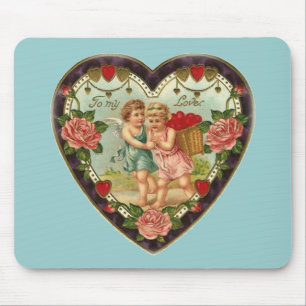 Victorian Valentine To My Love II Mouse Mat