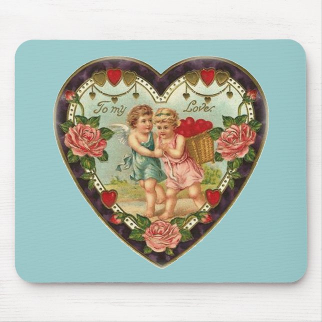 Victorian Valentine To My Love II Mouse Mat (Front)