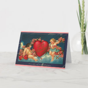 Victorian Valentine To My Valentine Holiday Card