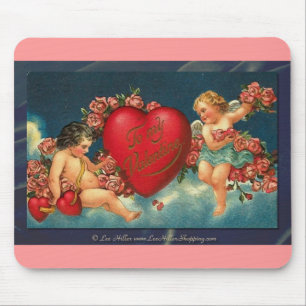 Victorian Valentine To My Valentine Mouse Mat