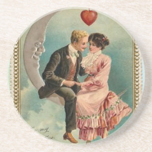 victorian valentines coaster
