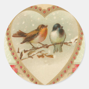 Victorian Valentine's Day Stickers