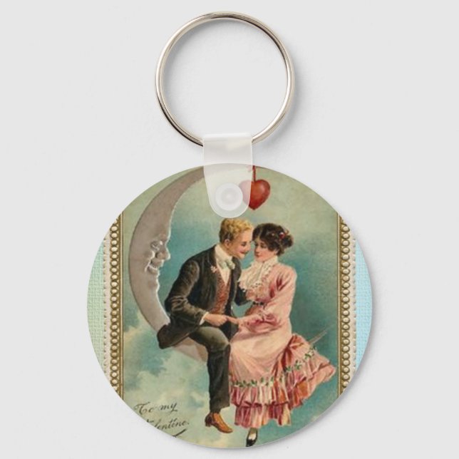 victorian valentines key ring (Front)