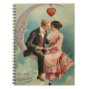 victorian valentines notebook