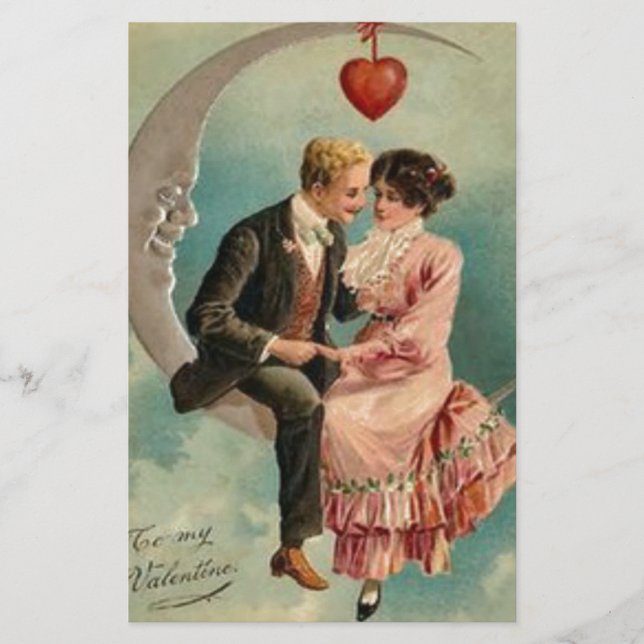 victorian valentines stationery (Front)