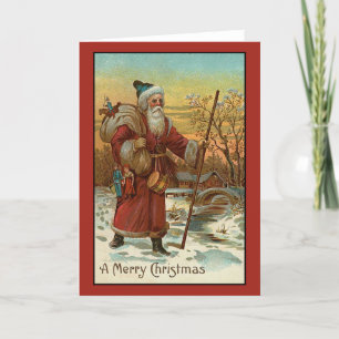 Victorian Vintage Christmas Card