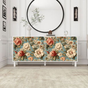 Victorian vintage Floral decoupage Tissue Paper