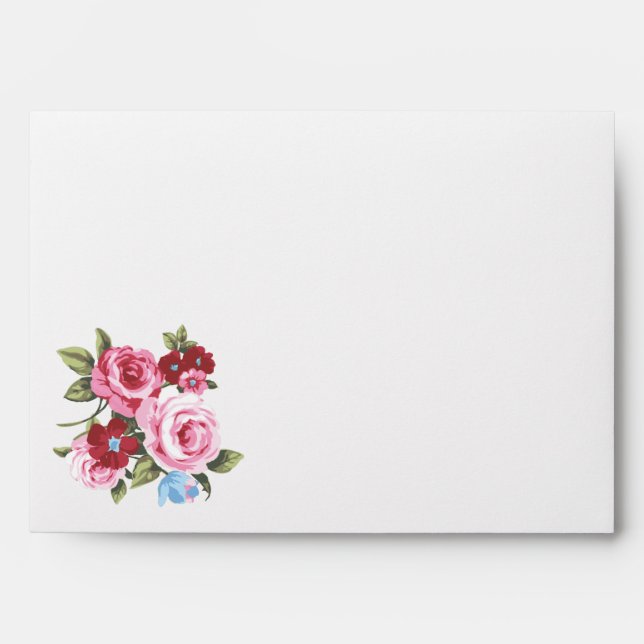 Victorian Vintage Floral Envelopes (Front)