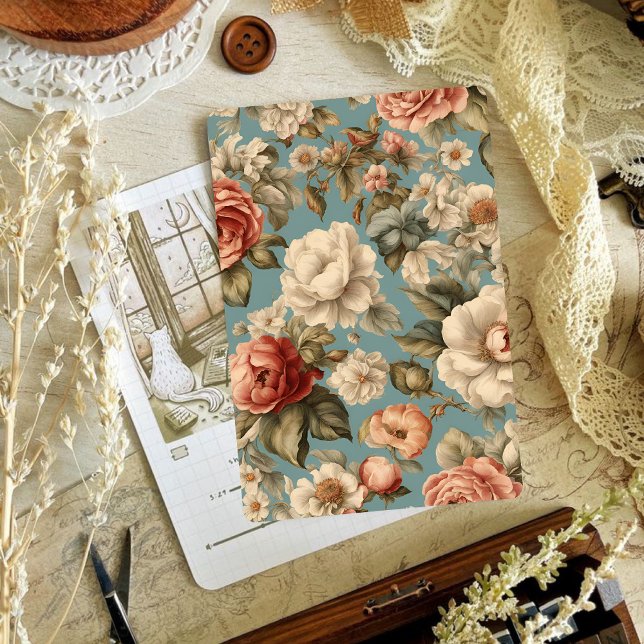 Victorian vintage Floral scrapbook papers (Creator Uploaded)