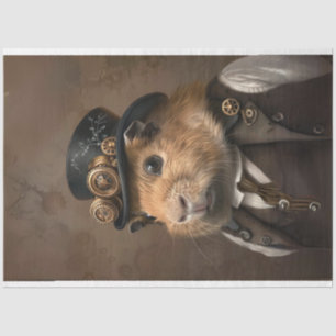 Victorian Vintage Guinea Pig Decoupage Tissue Paper