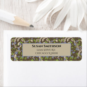 Victorian Vintage Ivy Vines Wedding Return Address