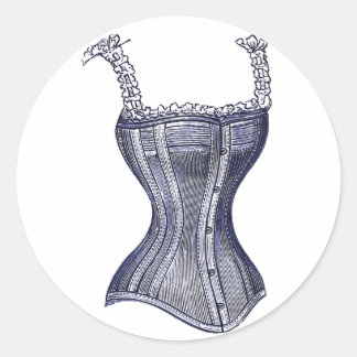 Victorian Vintage Lacy Corset Stickers