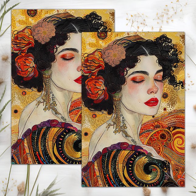 VICTORIAN VINTAGE LADY DECOUPAGE TISSUE PAPER (VICTORIAN VINTAGE LADY DECOUPAGE TISSUE PAPER)