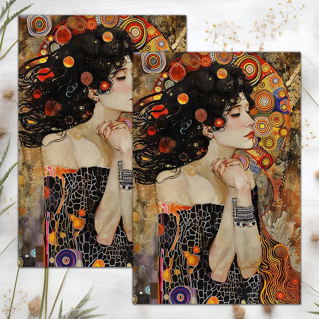 VICTORIAN VINTAGE LADY DECOUPAGE TISSUE PAPER (VICTORIAN VINTAGE LADY DECOUPAGE TISSUE PAPER)