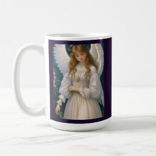 Victorian Vintage Retro Christmas Angel Coffee Mug