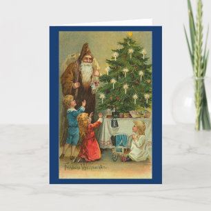 Victorian Vintage Retro Christmas Card