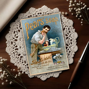 Victorian Vintage Soap Advertising Postcard