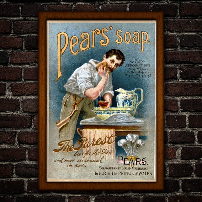 Victorian Vintage Soap Advertising Poster (Creator Uploaded)