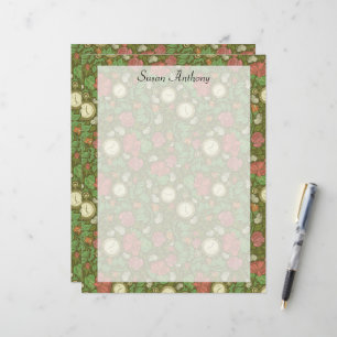 Victorian Vintage Steampunk Pocket Watch Roses