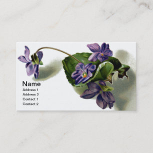 Victorian Violets Business Card