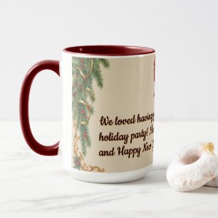 Victorian Watercolor Santa Christmas Collection Mug