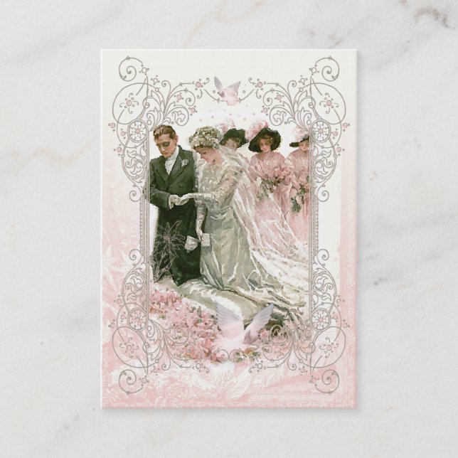 Victorian Wedding - Business Card (Front)