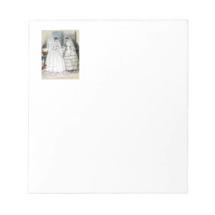 Victorian Wedding Dress Notepad