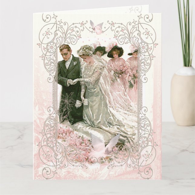 Victorian Wedding - Greeting Card (Front)