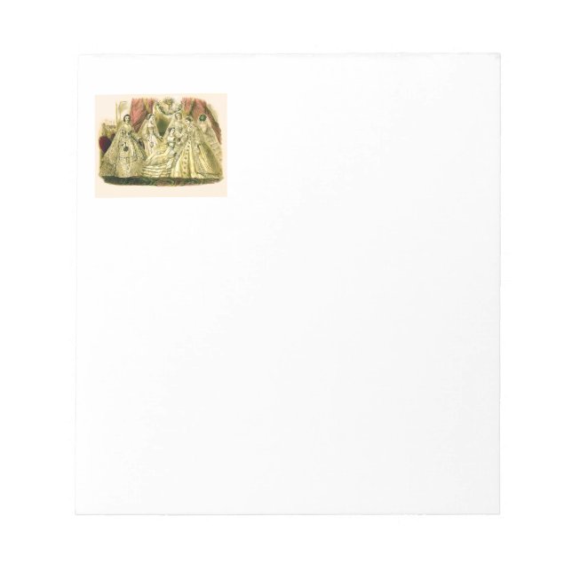 Victorian Wedding Notepad (Front)