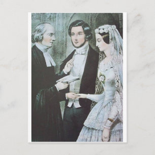 Victorian Wedding Postcard