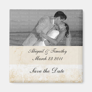 Victorian Wedding Save the Date Magnet