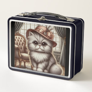 Victorian Whimsy Metal Lunch Box