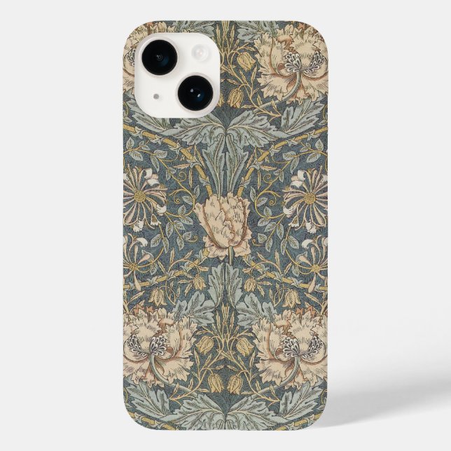 Victorian William Morris Floral Textile Pattern Case-Mate iPhone Case (Back)