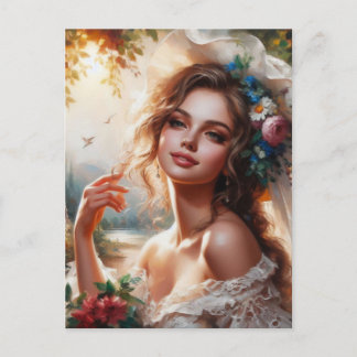 Victorian Woman 4 Postcard