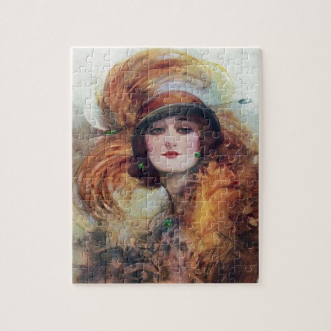 Victorian Woman Jigsaw Puzzle (Vertical)