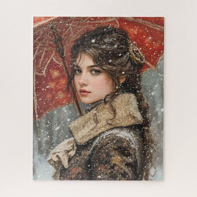 Victorian Woman Jigsaw Puzzle (Vertical)