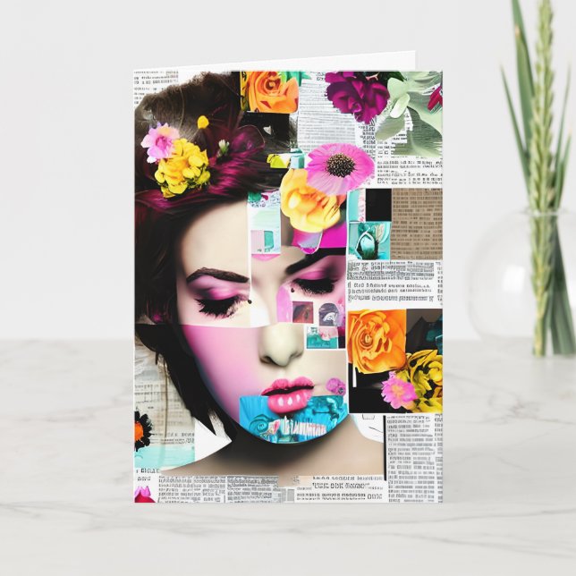 Victorian Woman Paper | Thinking of You Card (Front)