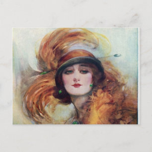 Victorian Woman Postcard